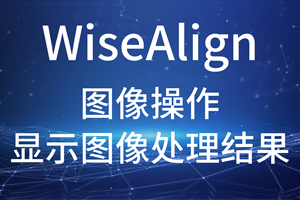 WiseAlign-圖像操作-顯示圖像處理結(jié)果